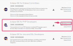 パッケージ一覧_Eclipse IDE 2019-12
