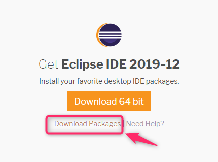 ダウンロードパッケージ_Eclipse IDE 2019-12_2020-01-09