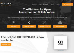 トップページ_Eclipse IDE 2020-03