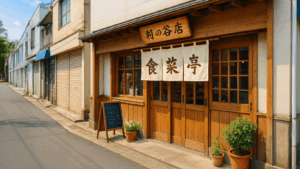 架空の店舗外観