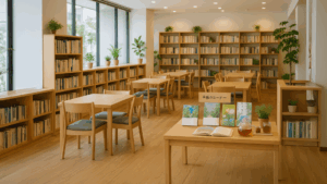 架空の店内の様子