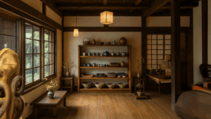 架空の店内の様子