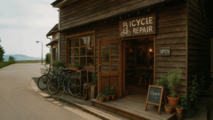 架空の店舗外観
