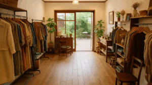 架空の店内の様子