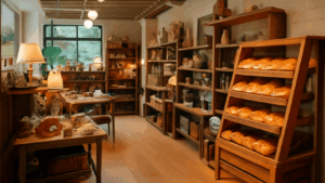 架空の店内の様子